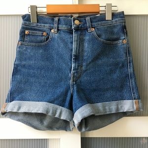 Denim shorts